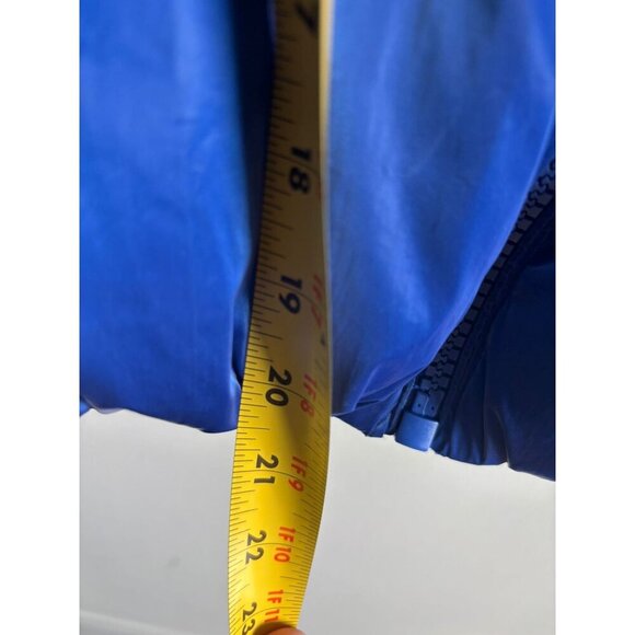 Old Navy Womens Water Resistant Shiny Puffer Vest Blue Size Xs-S - Picture 5 of 11